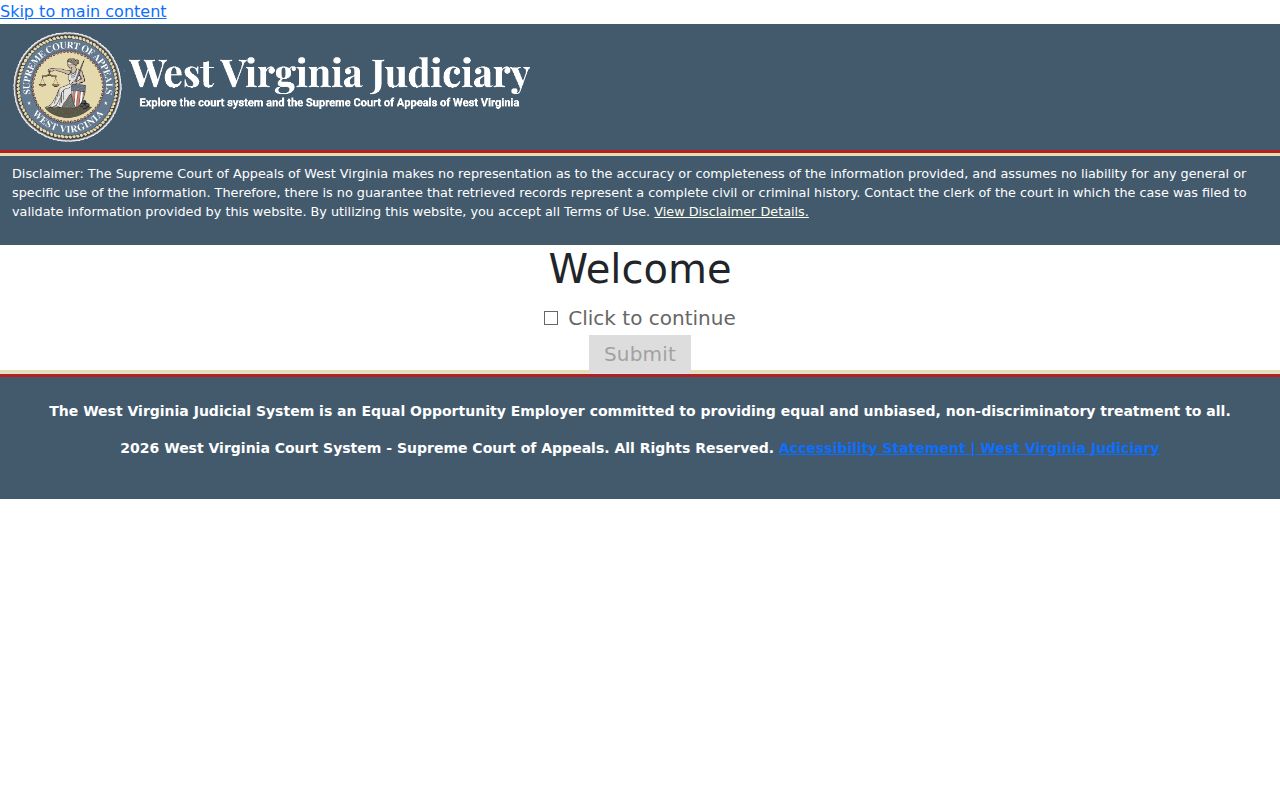 Mason County docket search MCR access screen