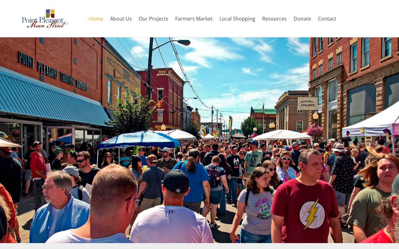 Official Point Pleasant website used to verify the municipal information route